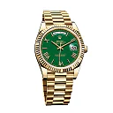 The Rolex Day-Date 40 With Green Lacquered Dial 228238