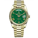 The Rolex Day-Date 40 With Green Lacquered Dial 228238