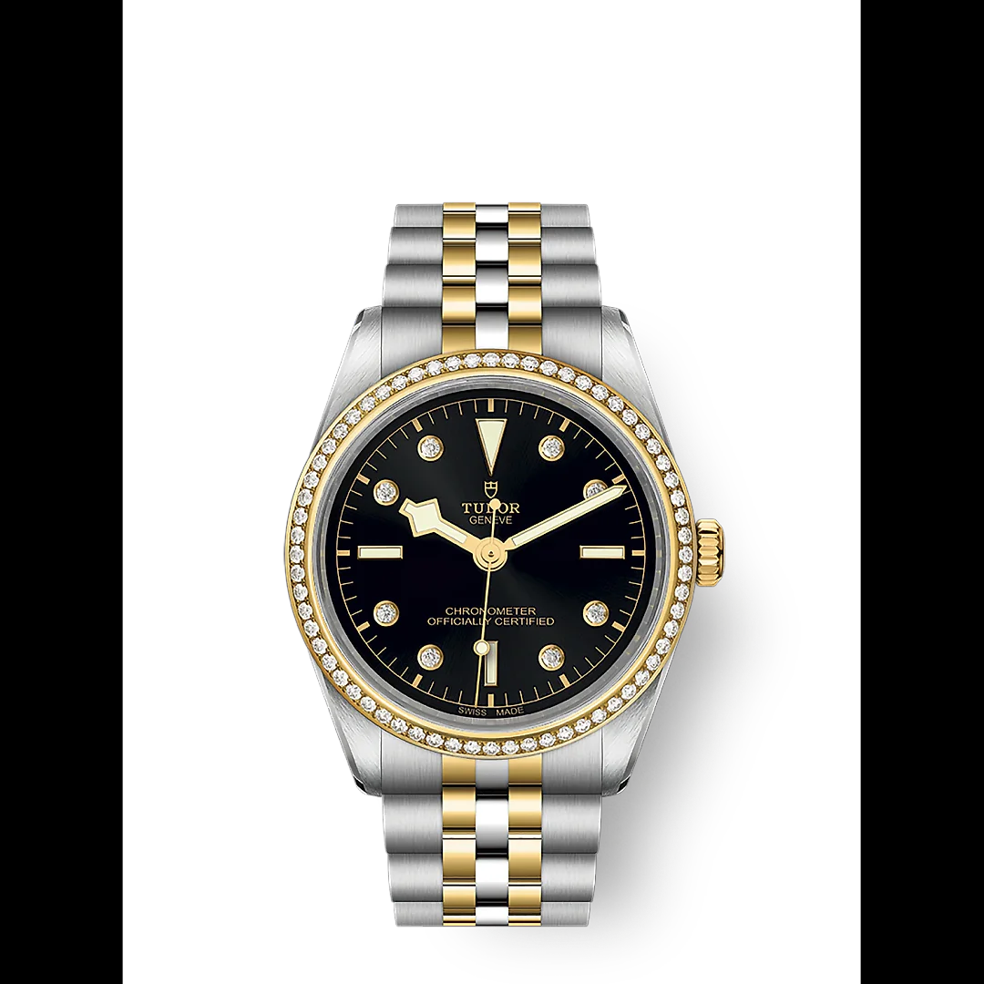 Tudor Black Bay 36 S&G, 316L Stainless Steel, 18k Yellow Gold and Diamonds, Ref# M79653-0005
