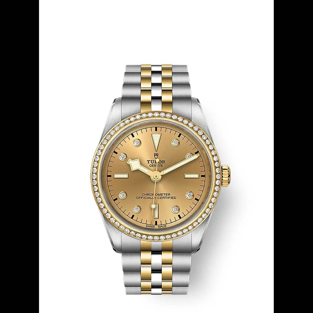 Tudor Black Bay 36 S&G, 316L Stainless Steel, 18k Yellow Gold and Diamonds, Ref# M79653-0007