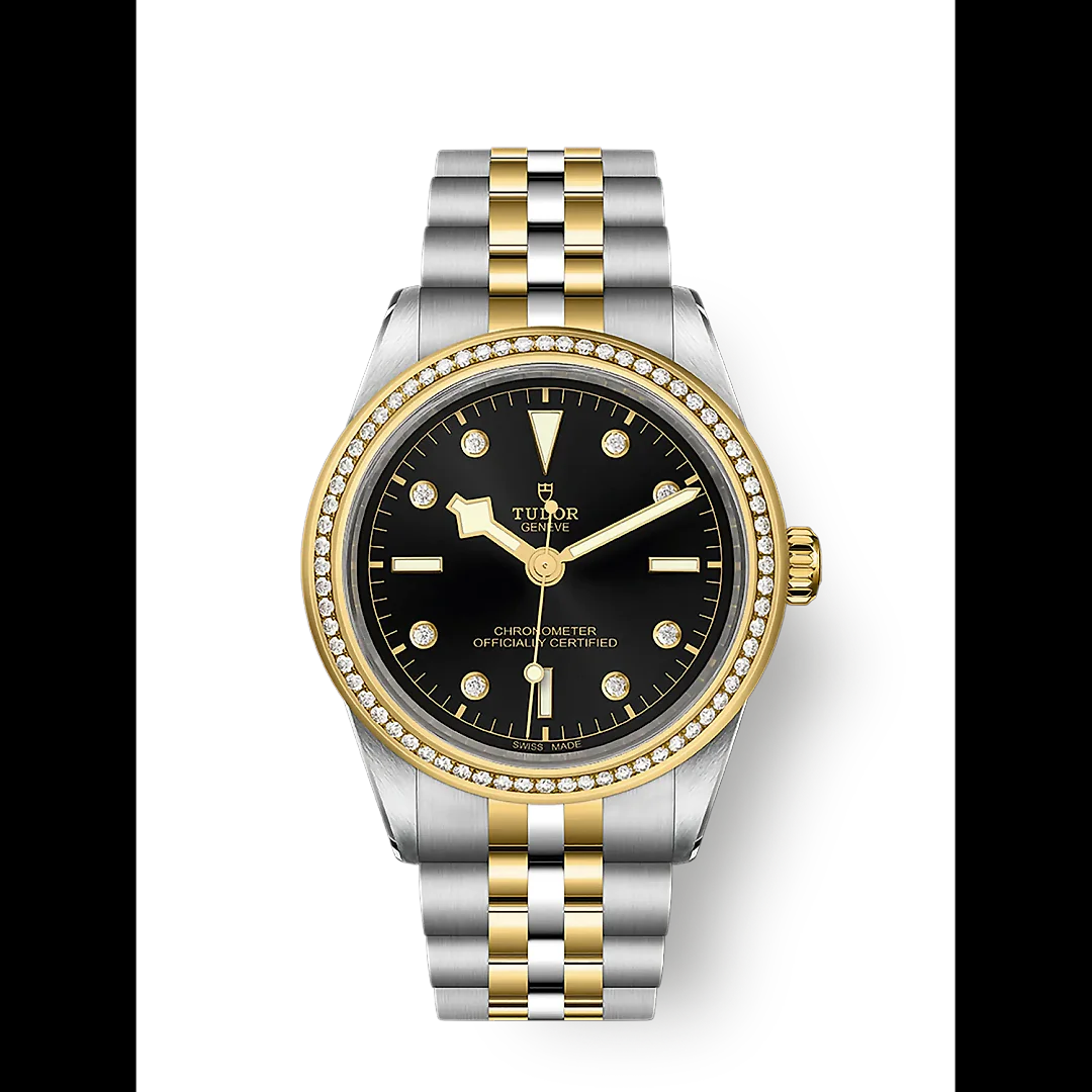 Tudor Black Bay 39 S&G, 316L Stainless Steel, 18k Yellow Gold and Diamonds, Ref# M79673-0005