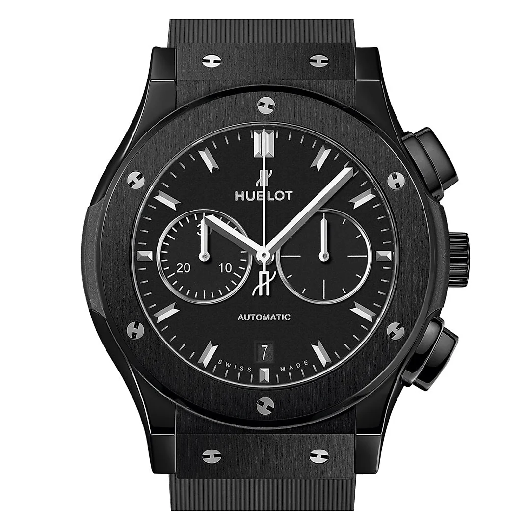 Unworn Hublot Classic Fusion Chronograph Black Magic Ref# 541.CM.1171.RX
