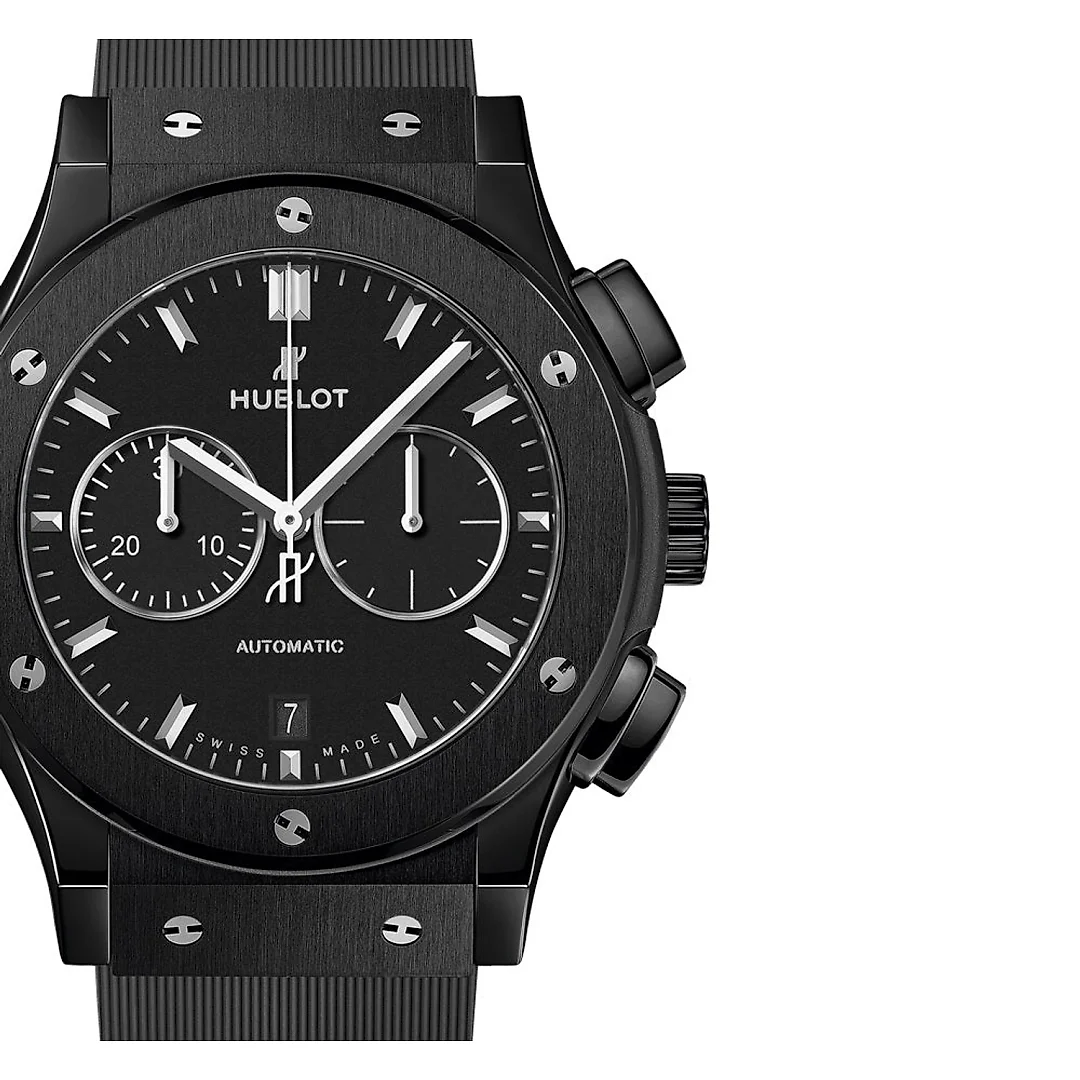 Unworn Hublot Classic Fusion Chronograph Black Magic Ref# 541.CM.1171.RX