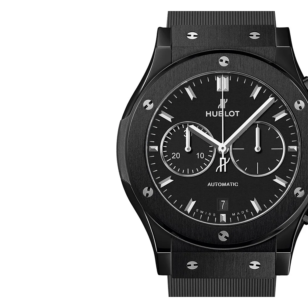 Unworn Hublot Classic Fusion Chronograph Black Magic Ref# 541.CM.1171.RX
